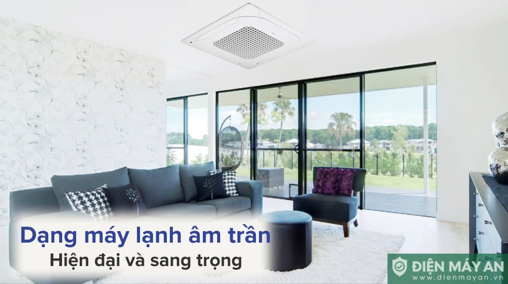 Điều hòa âm trần cassette LG Inverter 48000 BTU ZTNQ48GMLA0